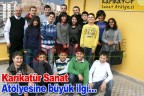 Karikatür Sanat Atölyesine büyük ilgi