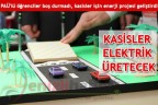 KASİSLER ELEKTRİK ÜRETECEK