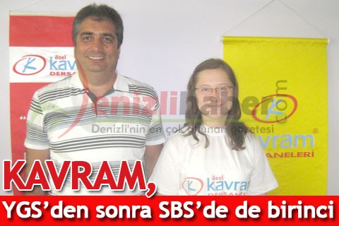 Kavram, YGS’den sonra SBS’de de birinci