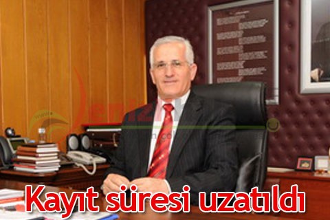 Kayıt süresi uzatıldı