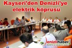 Kayseri’den Denizli’ye elektrik köprüsü