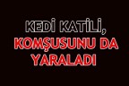 KEDİ KATİLİ, KOMŞUSUNU DA YARALADI