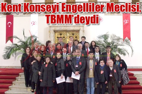 Kent Konseyi Engelliler Meclisi, TBMM’deydi
