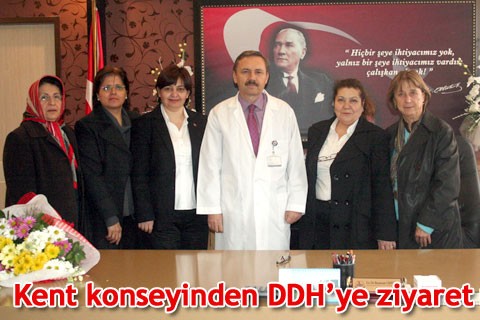 Kent konseyinden DDH’ye ziyaret