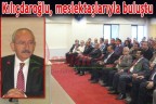Kılıçdaroğlu, meslektaşlarıyla buluştu