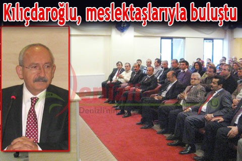 Kılıçdaroğlu, meslektaşlarıyla buluştu