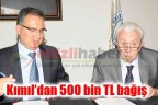 Kımıl’dan 500 bin TL bağış