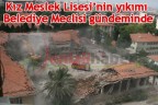 Kız Meslek Lisesi’nin yıkımı Belediye Meclisi gündeminde
