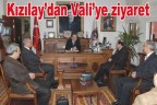 Kızılay’dan Vali’ye ziyaret