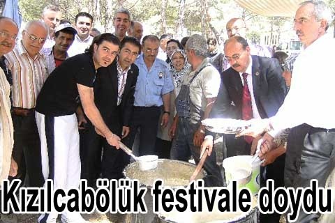 Kızılcabölük festivale doydu