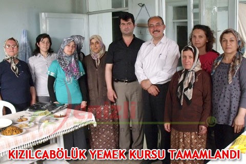KIZILCABÖLÜK YEMEK KURSU TAMAMLANDI