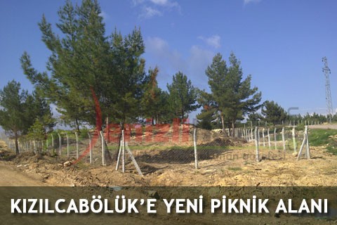 KIZILCABÖLÜK’E YENİ PİKNİK ALANI