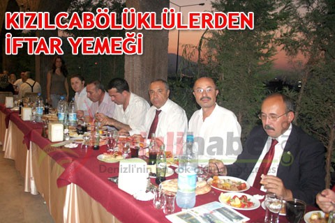KIZILCABÖLÜKLÜLERDEN İFTAR YEMEĞİ