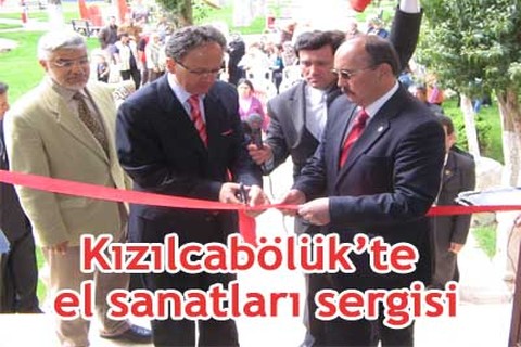 Kızılcabölük’te el sanatları sergisi