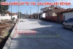 KIZILCABÖLÜK’TE YOL ÇALIŞMALARI DEVAM