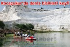 Kocaçukur’da deniz bisikleti keyfi