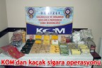 KOM’dan kaçak sigara operasyonu