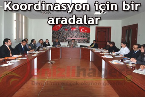 Koordinasyon için bir aradalar