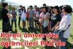 Koreli üniversite öğrencileri PAÜ’de