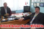 KOSGEB Başkanı Kaplan MÜSİAD’da