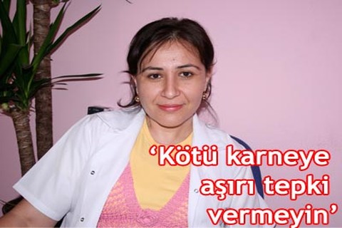 Kötü karneye aşırı tepki vermeyin