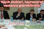 Küçük eksiklere, hayırsever desteği