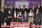 KÜÇÜKER TEKSTİL, İNSANA SAYGISIYLA ÖDÜL KAZANDI