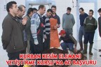 KURBAN KESİM ELEMANI YETİŞTİRME KURSU’NA 60 BAŞVURU