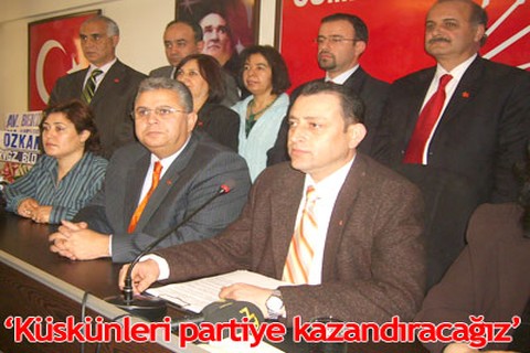 “Küskünleri partiye kazandıracağız”