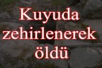 Kuyuda zehirlenerek öldü