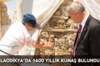 LAODİKYA’DA 1600 YILLIK KUMAŞ BULUNDU