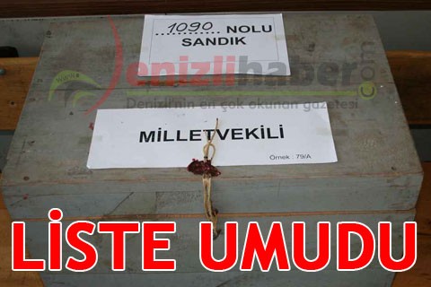 LİSTE UMUDU