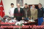 Madalyalı sporculardan Altın’a ziyaret