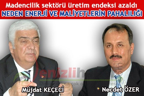 Madencilik sektörü üretim endeksi azaldı