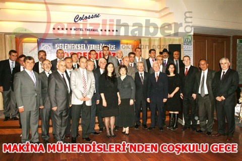 MAKİNA MÜHENDİSLERİ’NDEN COŞKULU GECE