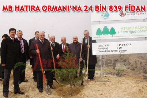 MB HATIRA ORMANI’NA 24 BİN 839 FİDAN