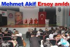Mehmet Akif Ersoy anıldı