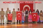 MEHMET AKİF ERSOY TÖRENLE ANILDI