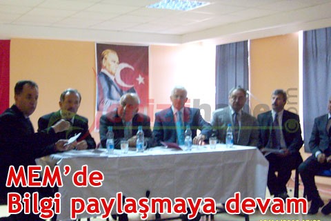 MEM’de Bilgi paylaşmaya devam