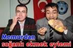 Memurdan soğanlı ekmek eylemi