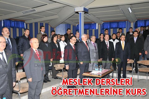 MESLEK DERSLERİ ÖĞRETMENLERİNE KURS
