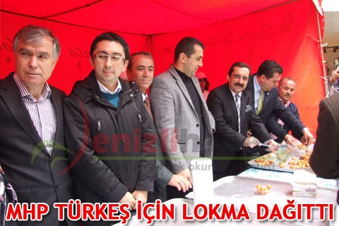 MHP TÜRKEŞ İÇİN LOKMA DAĞITTI