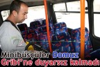 Minibüsçüler Domuz Gribi’ne duyarsız kalmadı