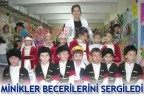 Minikler becerilerini sergiledi
