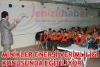 MİNİKLER ENERJİ VERİMLİLİĞİ KONUSUNDA EĞİTİLİYOR