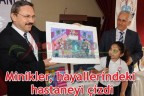 Minikler, hayallerindeki hastaneyi çizdi
