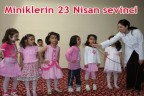 Miniklerin 23 Nisan sevinci