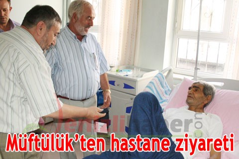 Müftülük’ten hastane ziyareti