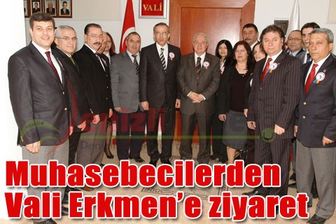 Muhasebecilerden Vali Erkmen’e ziyaret