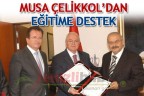 Musa Çelikkol’dan eğitime destek